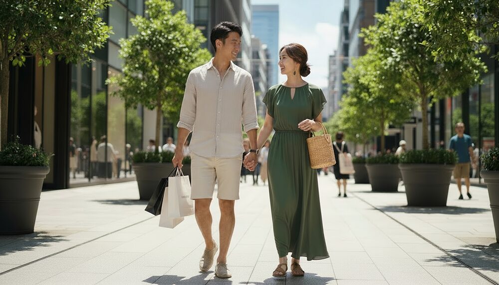 二の腕が気になる人にぴったりなワンピースの実際の画像