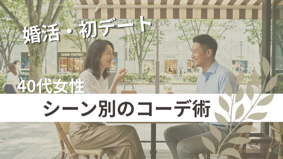 婚活・初デートのコーデ術のアイキャッチ画像